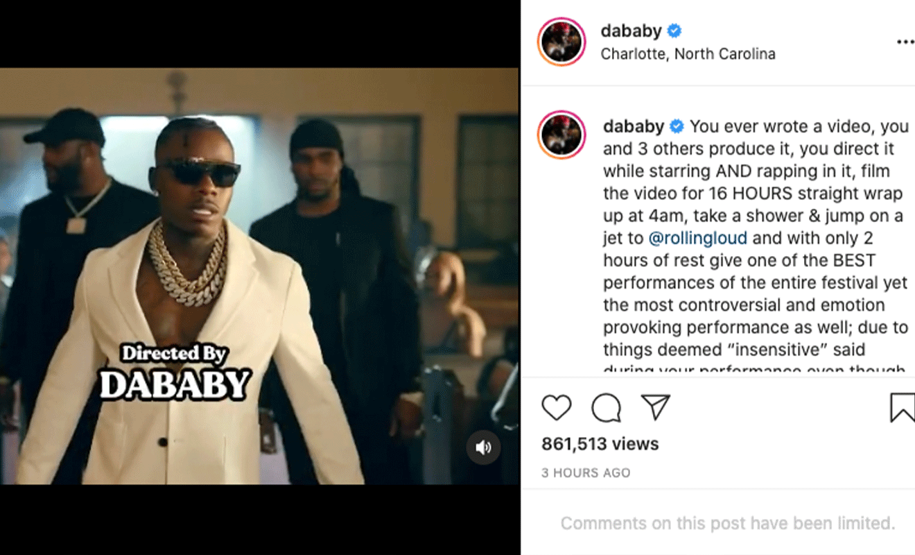 DaBaby Apologizes Again for 'Triggering' Homophobic Rant About HIV